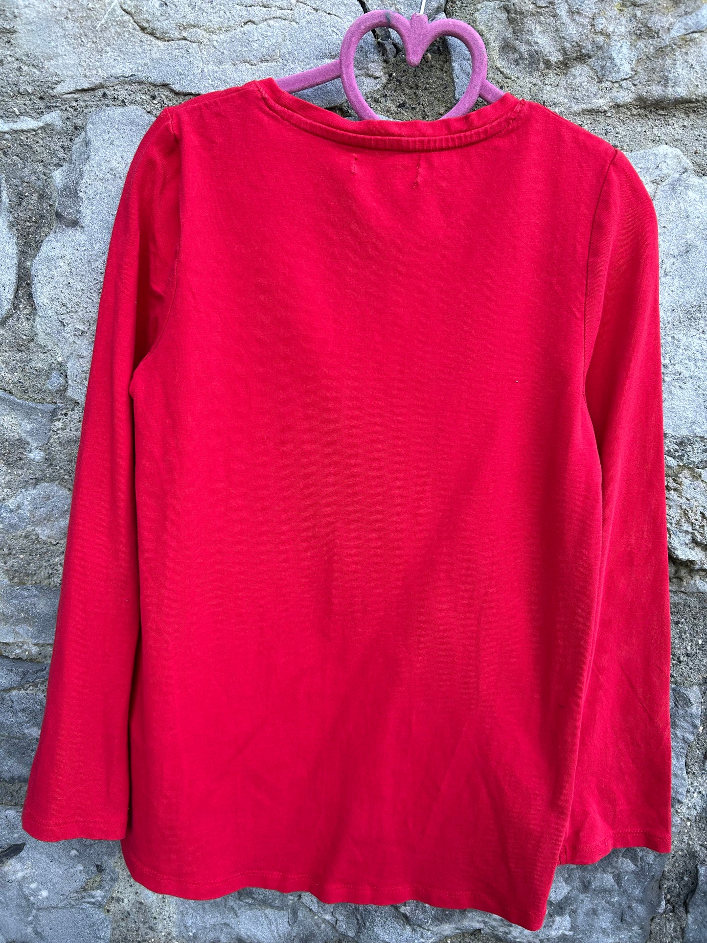 Reindeer red top  8-9y (128-134cm)