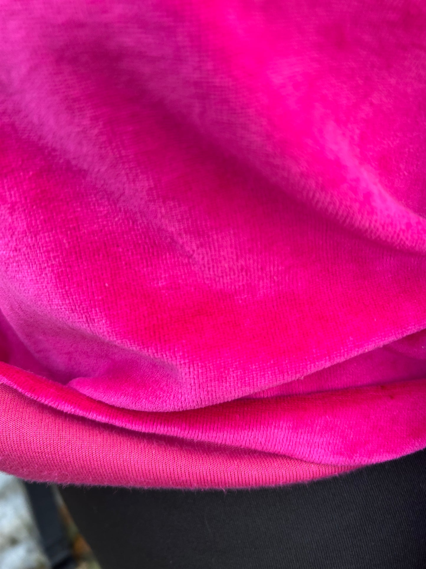 90s pink velour top uk 6-8