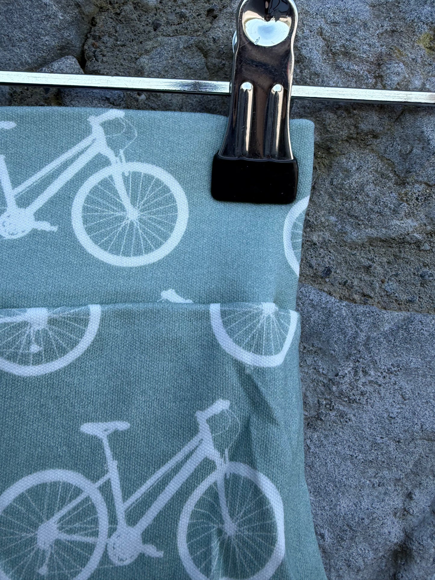 Grey bicycles nappy cover shorts  3-6m (62-68cm)