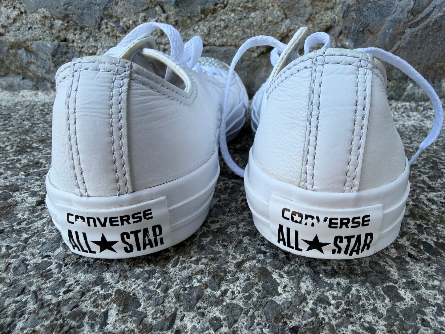 Bling Converse With Crystals  uk 4 (eu 36.5)