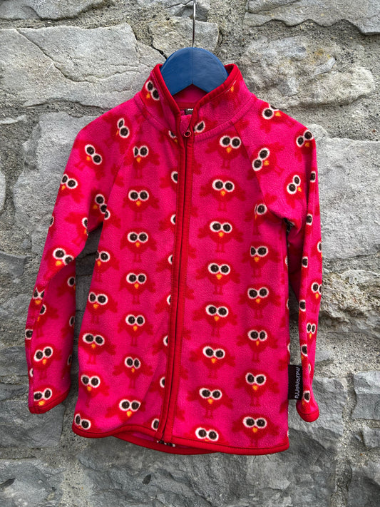 Pink bird fleece  3-4y (98-104cm)
