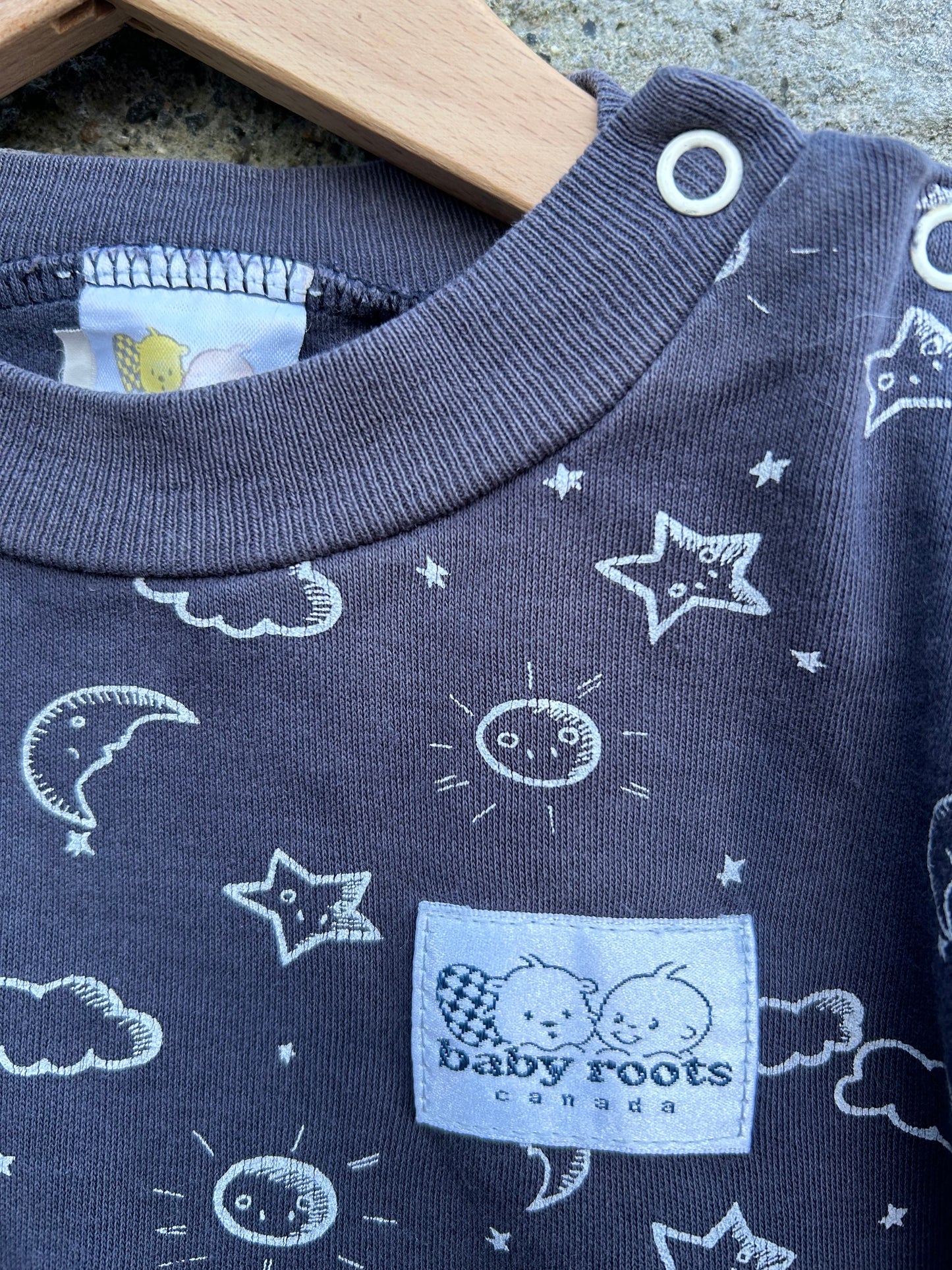 90s stars&suns navy dress  18-24m (86-92cm)