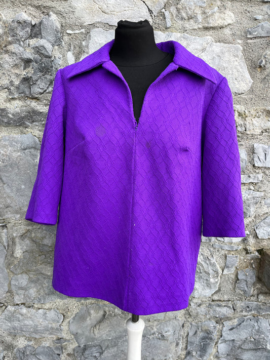 70s purple top uk 12-14