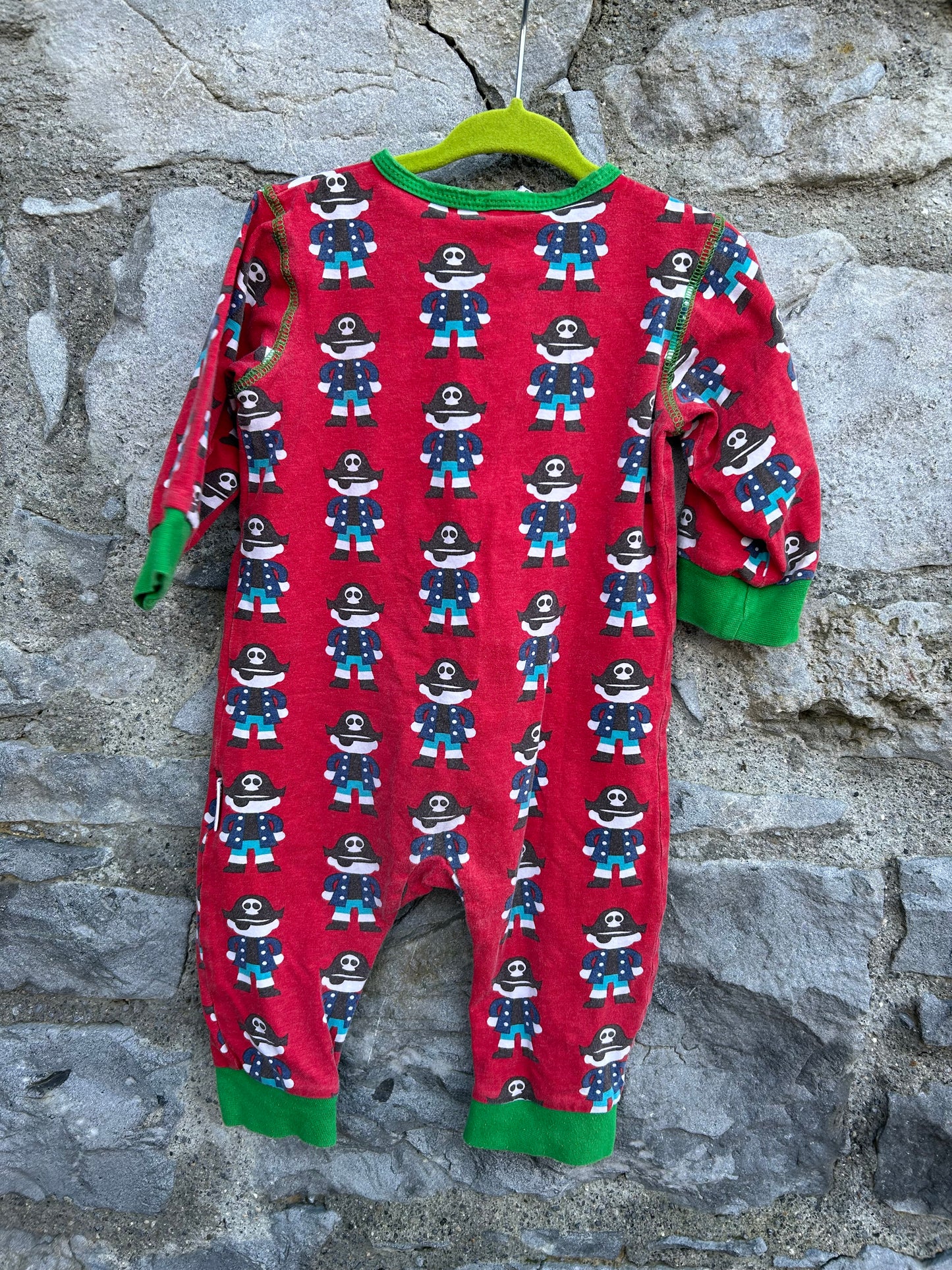 Pirates red onesie   9m (74cm)