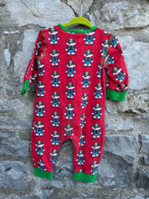 Load image into Gallery viewer, Pirates red onesie   9m (74cm)
