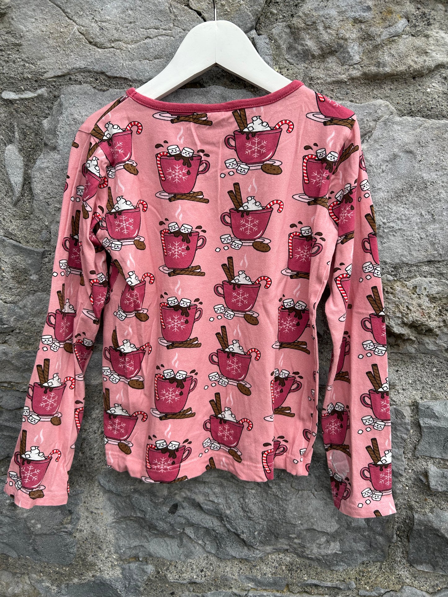 Hot chocolate pink top   7y (122cm)