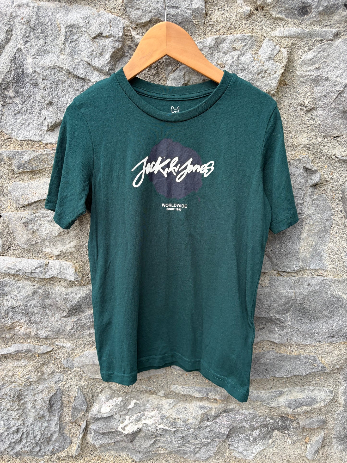 Forest green t-shirt  9-10y (134-140cm)