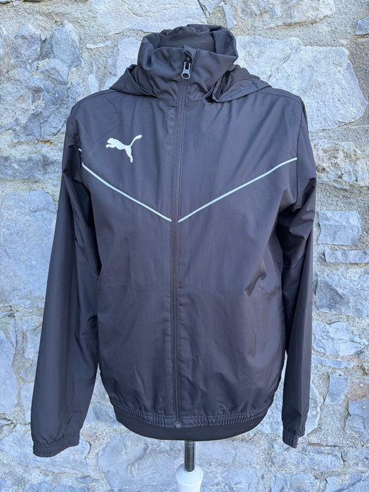 Team rise All Weather black Jacket  13-14y (158-164cm)