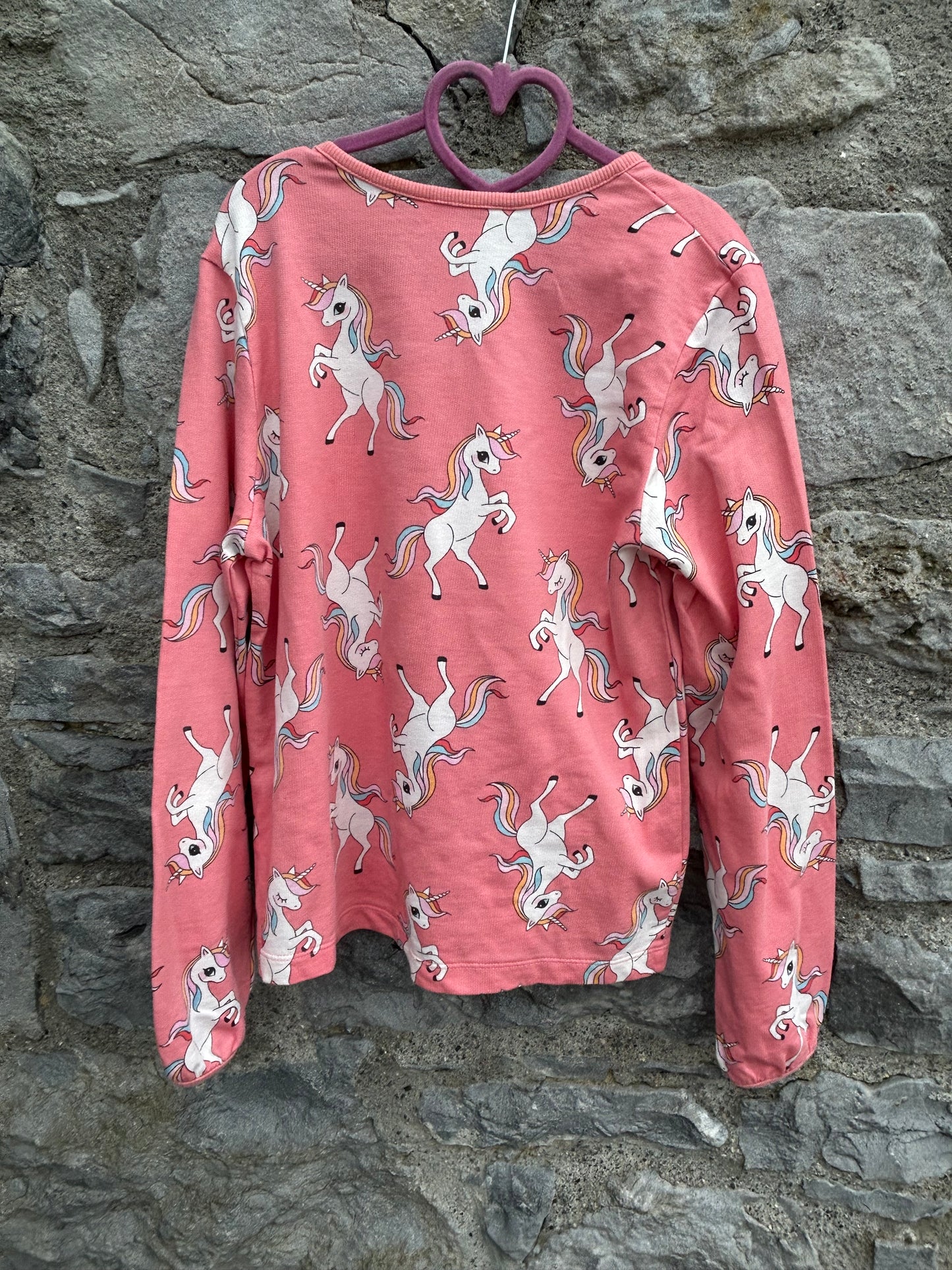 Unicorns peach top  9-10y (134-140cm)