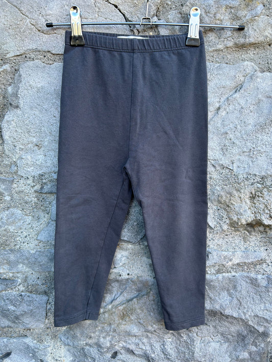 Charcoal treggings 9-12m (74-80cm)