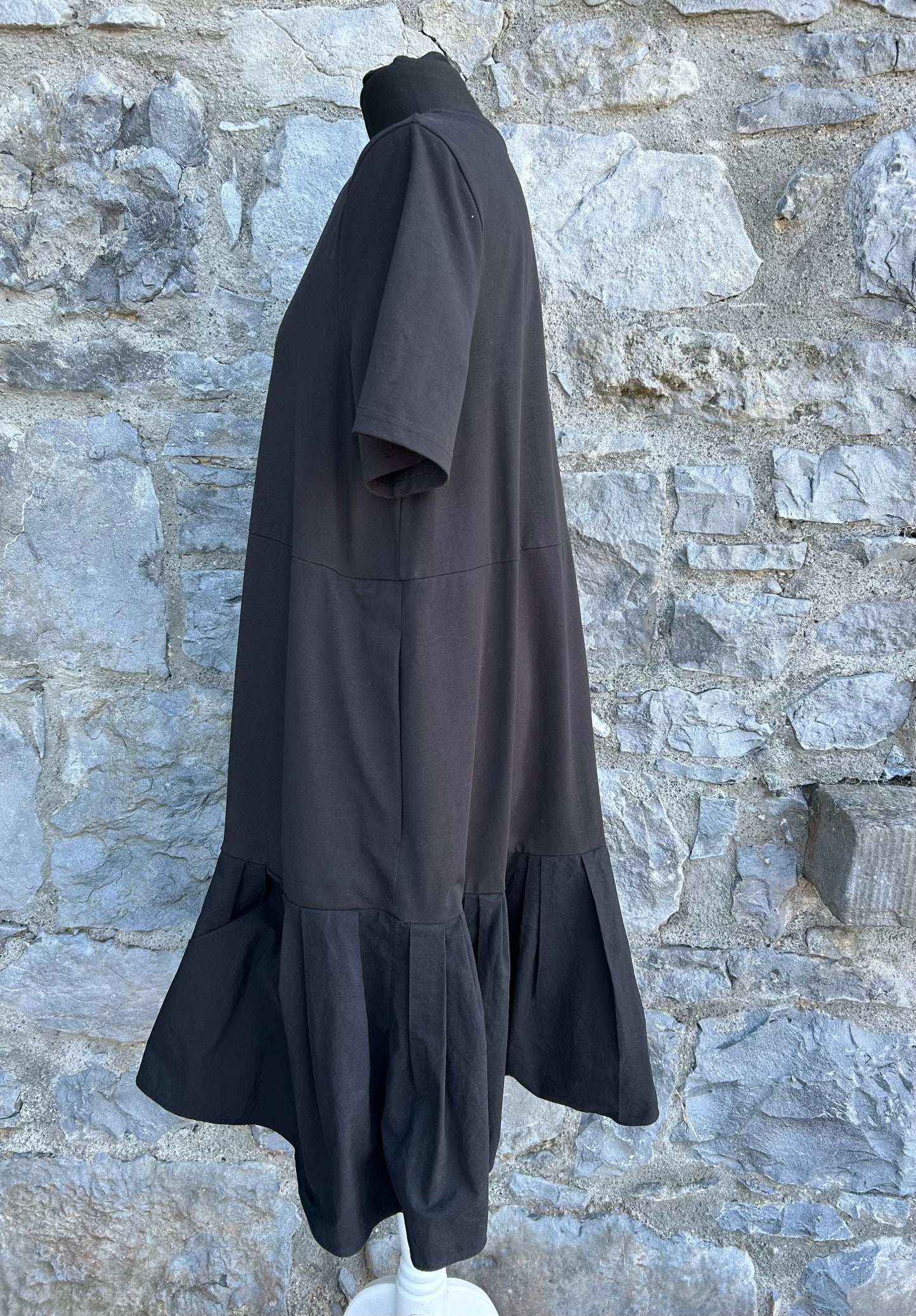 Gathered Panel Cotton Dress uk 12-14