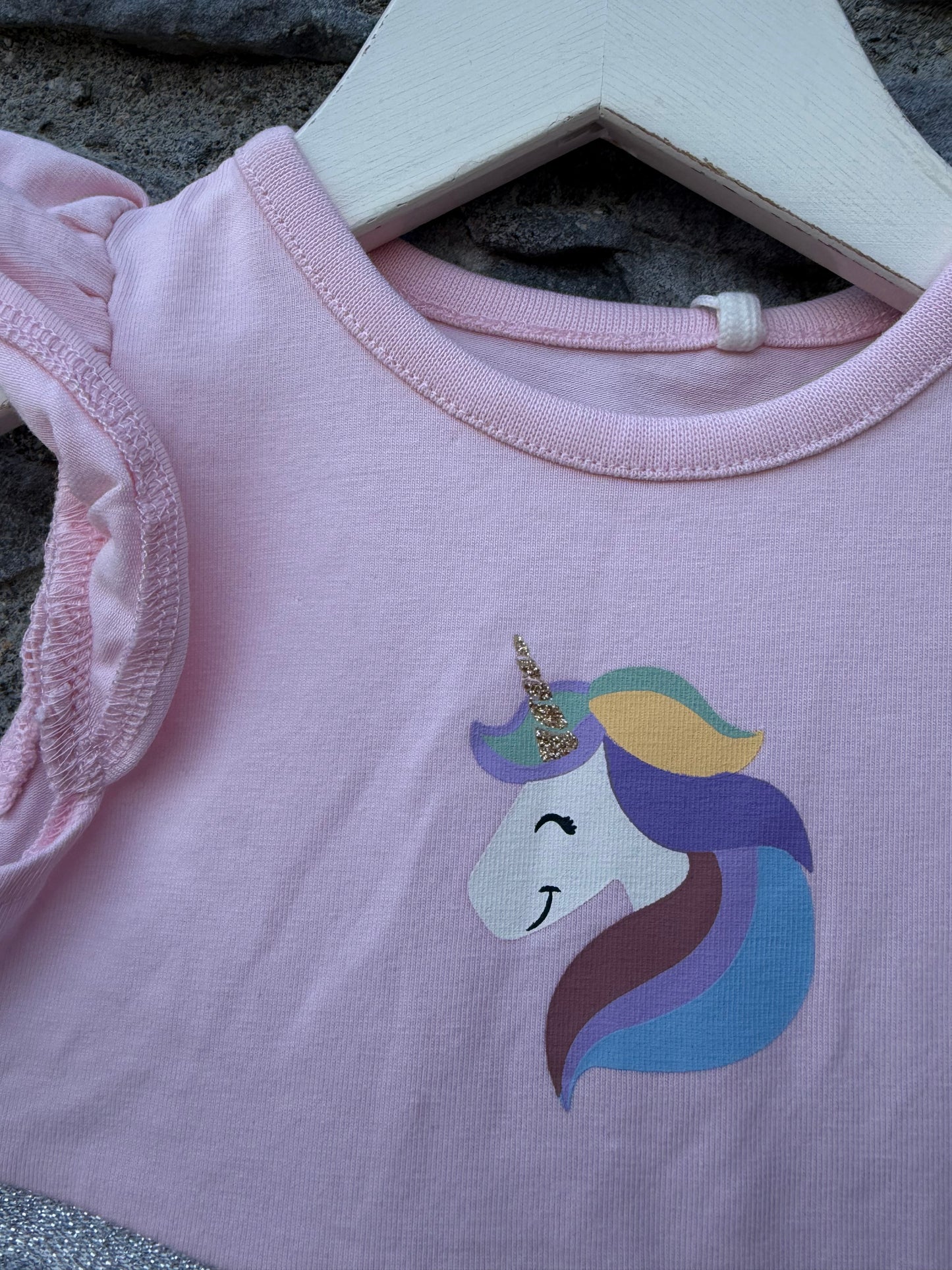 Rainbow unicorn dress  3m (62cm)