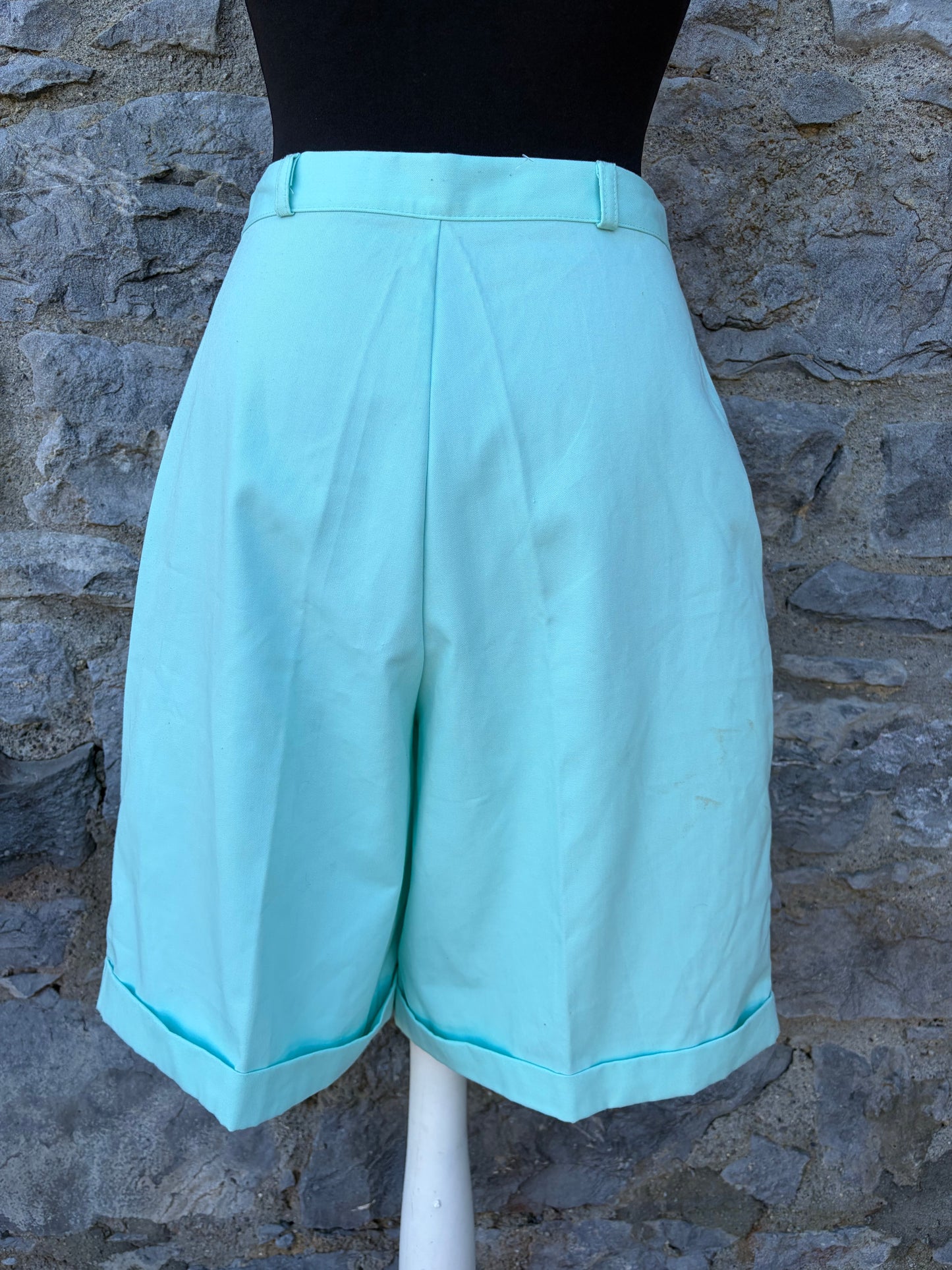 80s aquamarine shorts uk 8-10