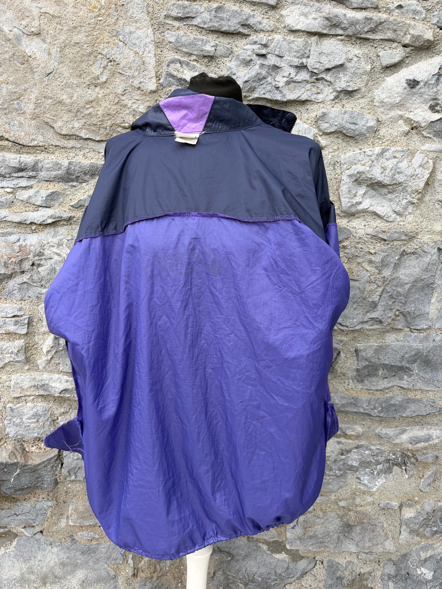 90s purple shell jacket Medium