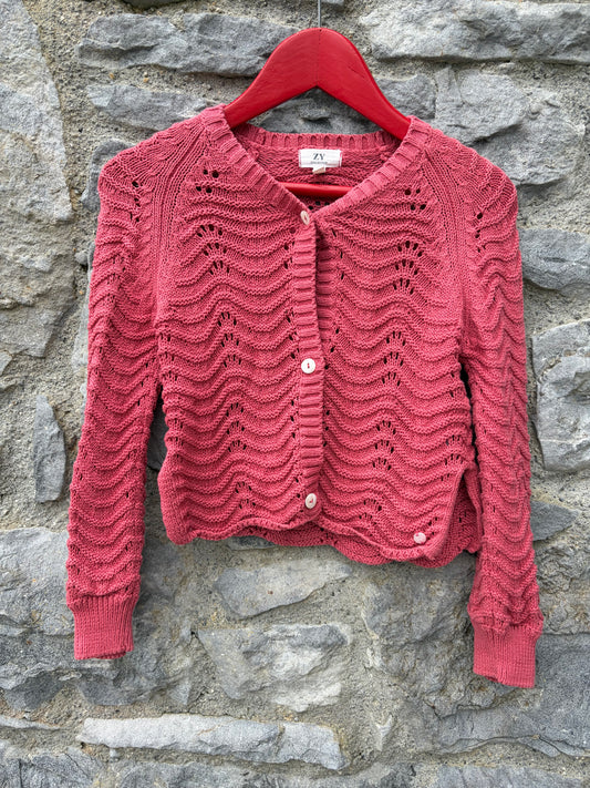 Coral cardigan  3-4y (98-104cm)