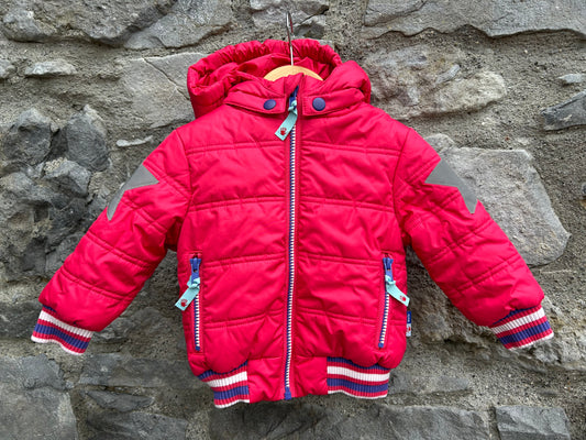 Pink puffy jacket   9m (74cm)