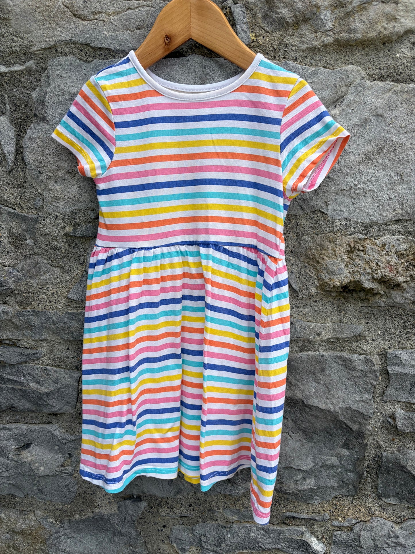 Colourful stripes dress 4y (104cm)