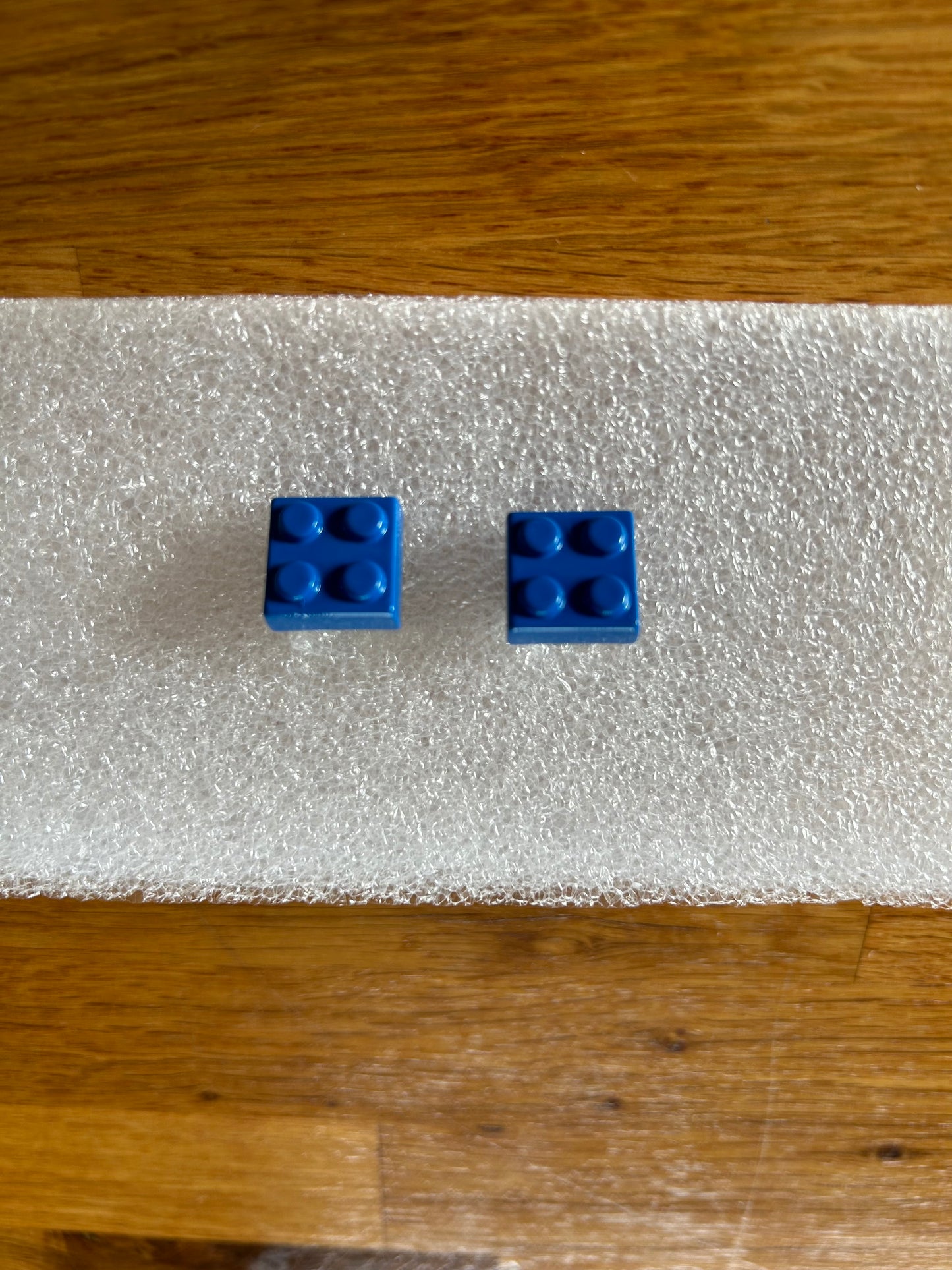 LEGO Royal blue block cufflinks