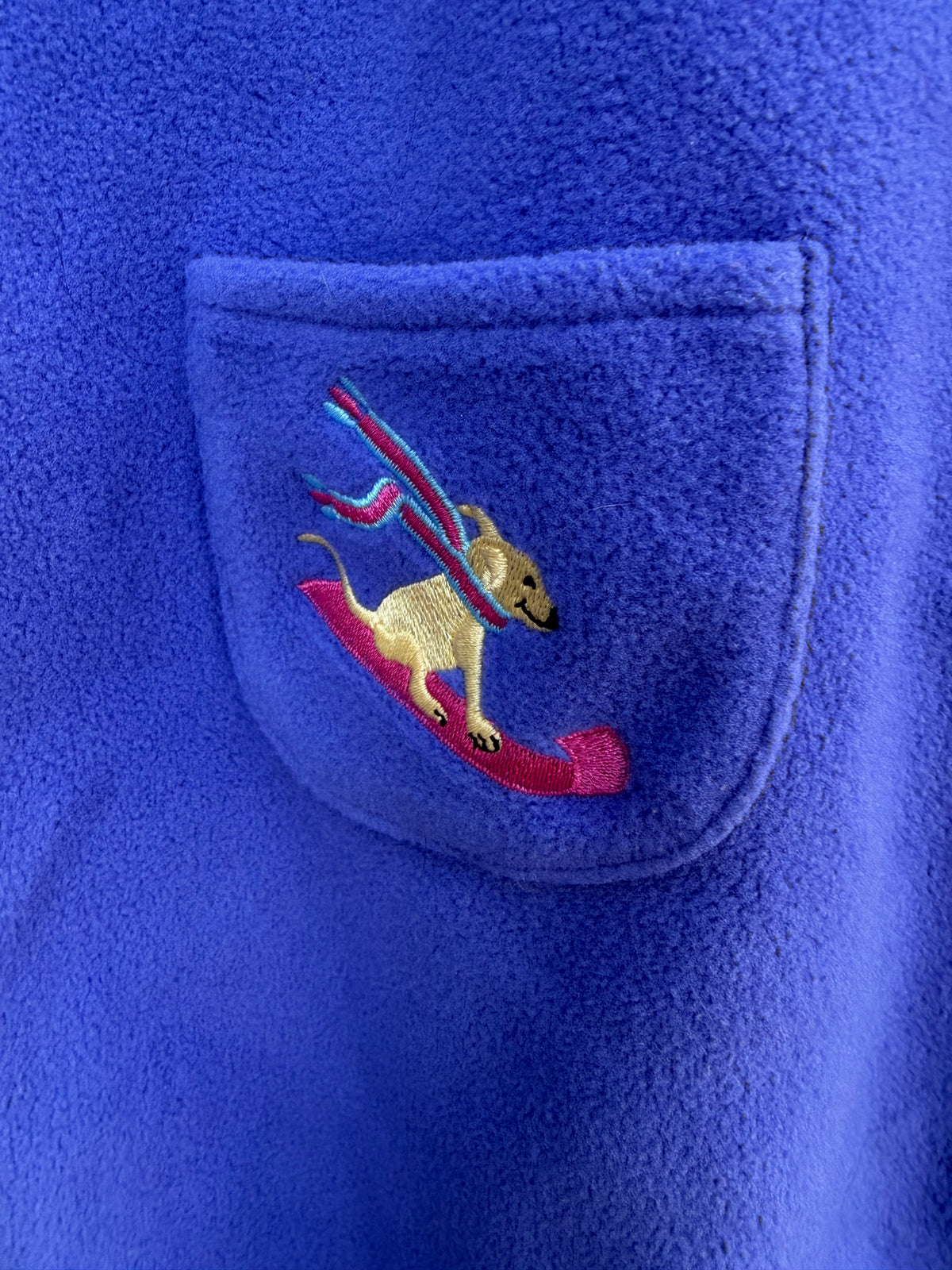 Y2K blue fleece onesie  18-24m (86-92cm)