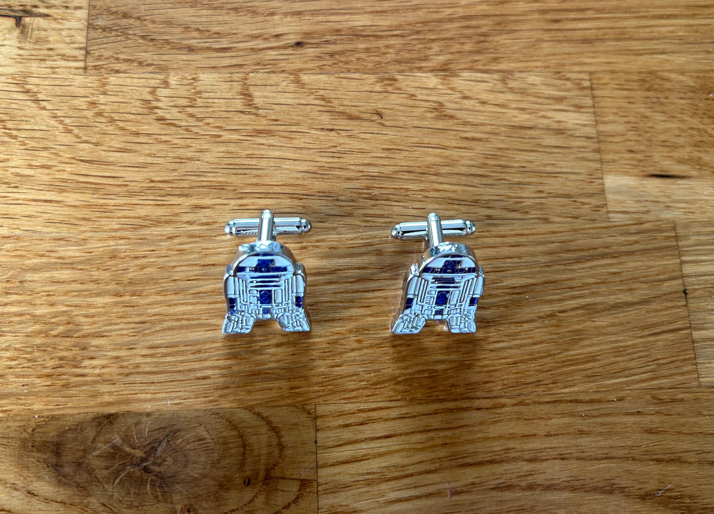 Navy R2D2 cufflinks