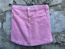 Load image into Gallery viewer, Pink cord mini skirt  5-6y (110-116cm)
