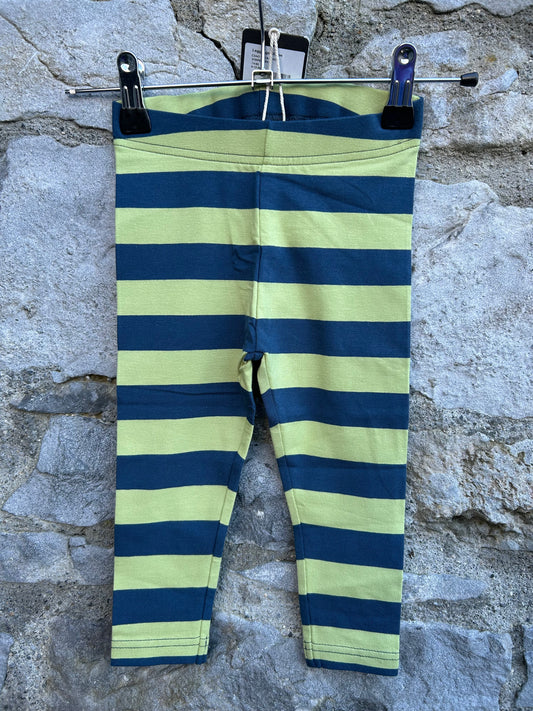 Navy&green leggings  9-12m (74-80cm)