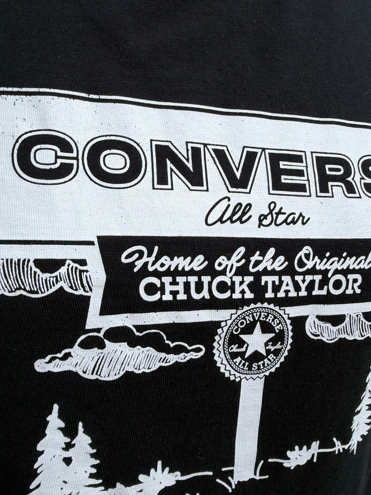 Converse black T-shirt Small