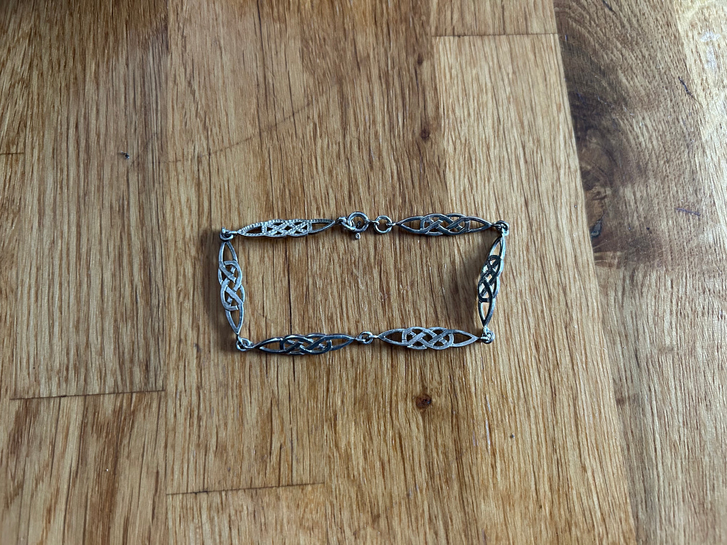 Celtic silver bracelet