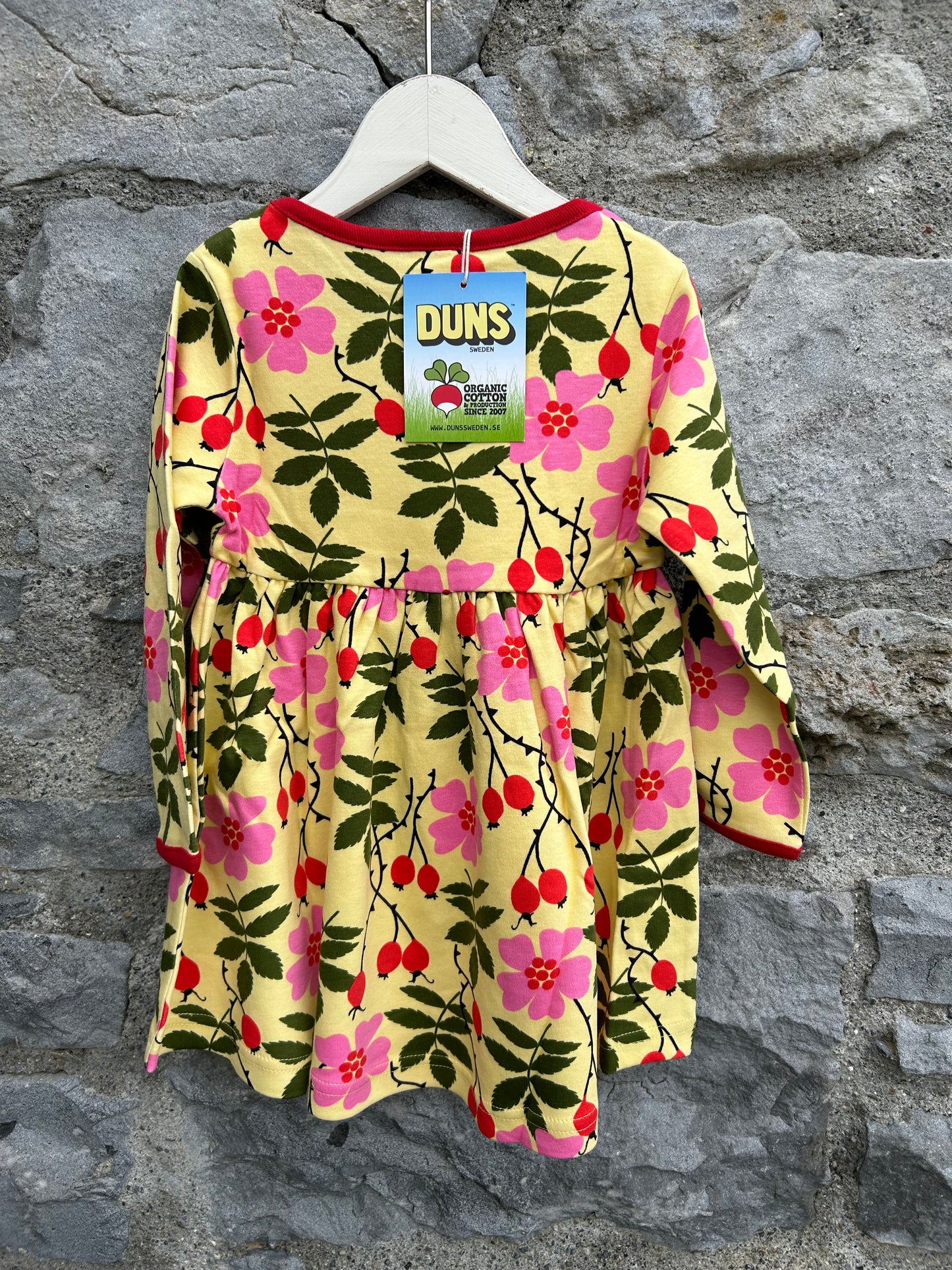 Rosehip yellow dress   18m (86cm)