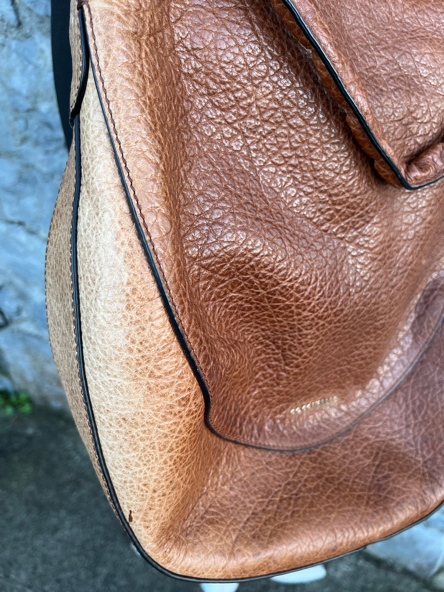 Coccinelle brown leather bag