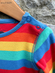 Rainbow stripes vest  12-18m (80-86cm)