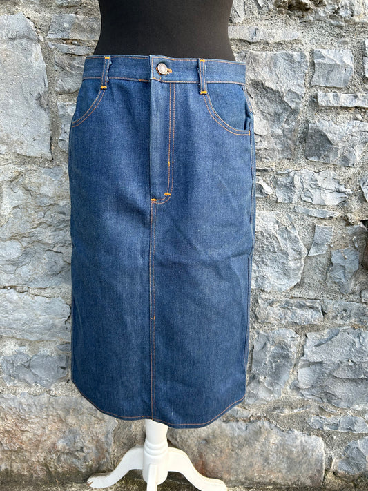 80s denim skirt uk 12