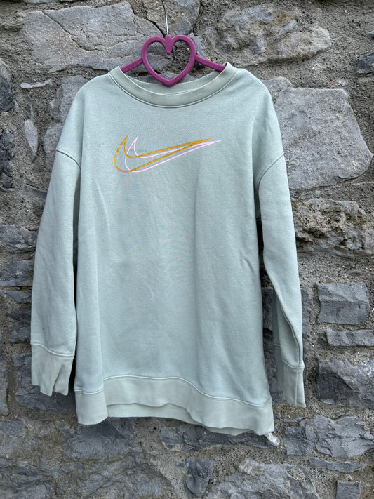 Pistachio long sweatshirt  8-9y (128-134cm)