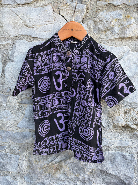 Orient Purple shirt  18-24m (86-92cm)