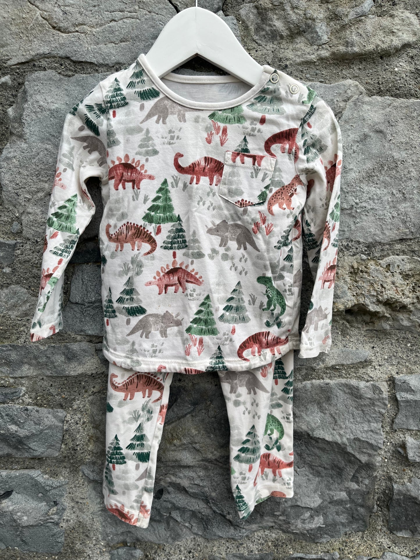 Dinosaurs&trees pjs   12-18m (80-86cm)