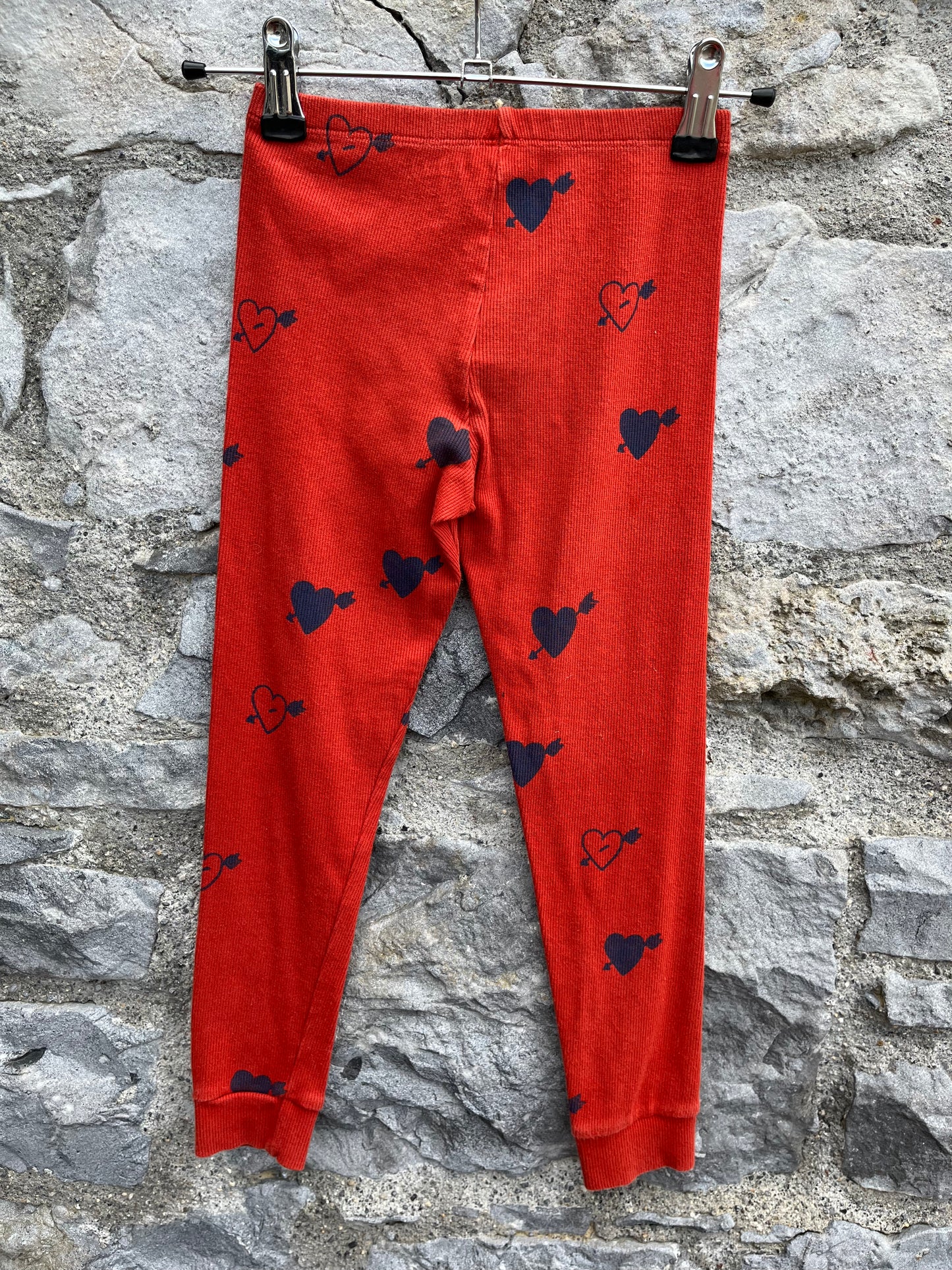 MR rusty hearts leggings  4-5y (104-110cm)