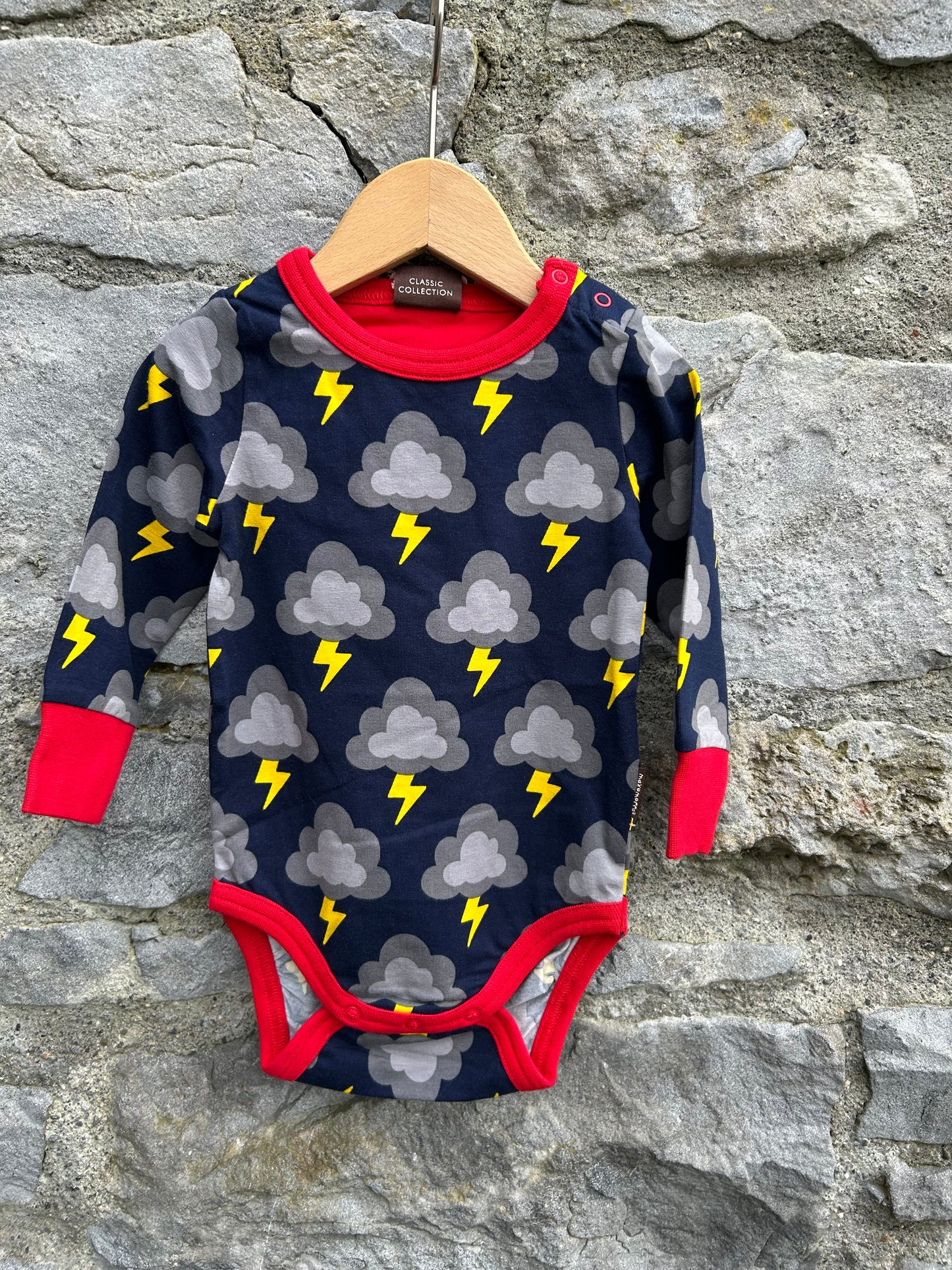 Classics lightning  navy vest  3-6m (62-68cm)