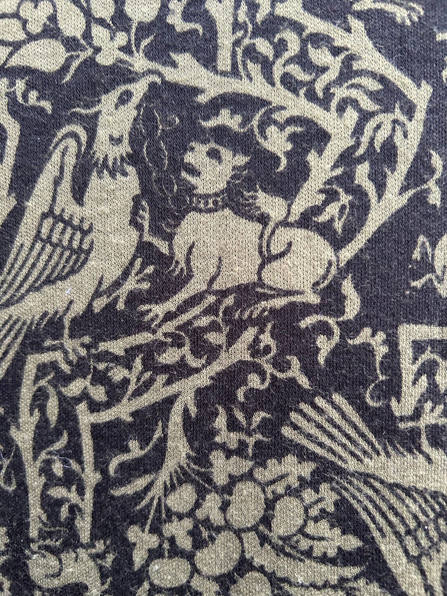 90s gryphons pattern top uk 14