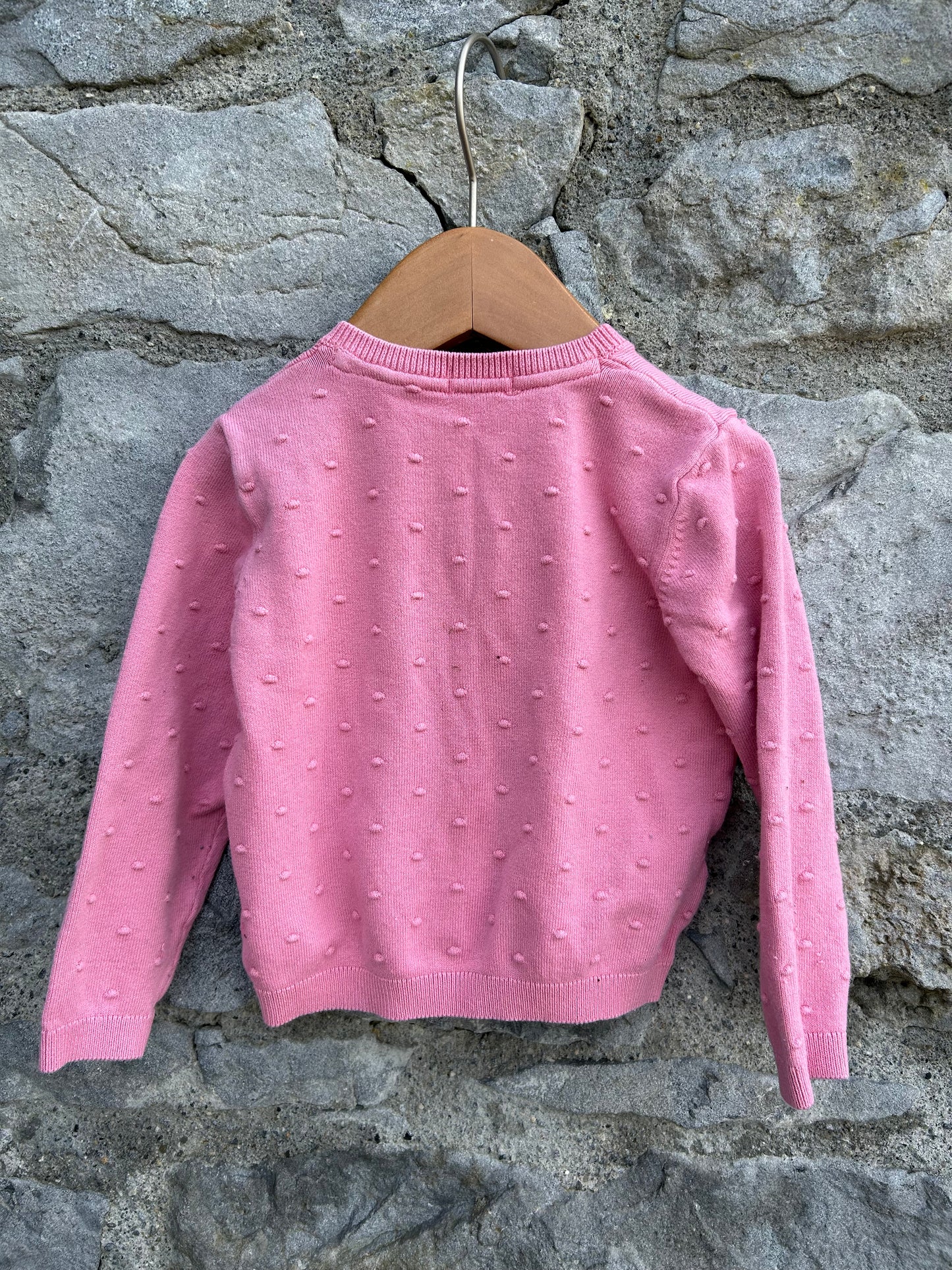 Pink dotty cardigan  18-24m (86-92cm)