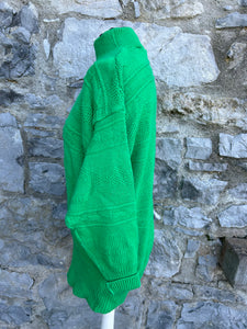 80s green jumper uk 12-14
