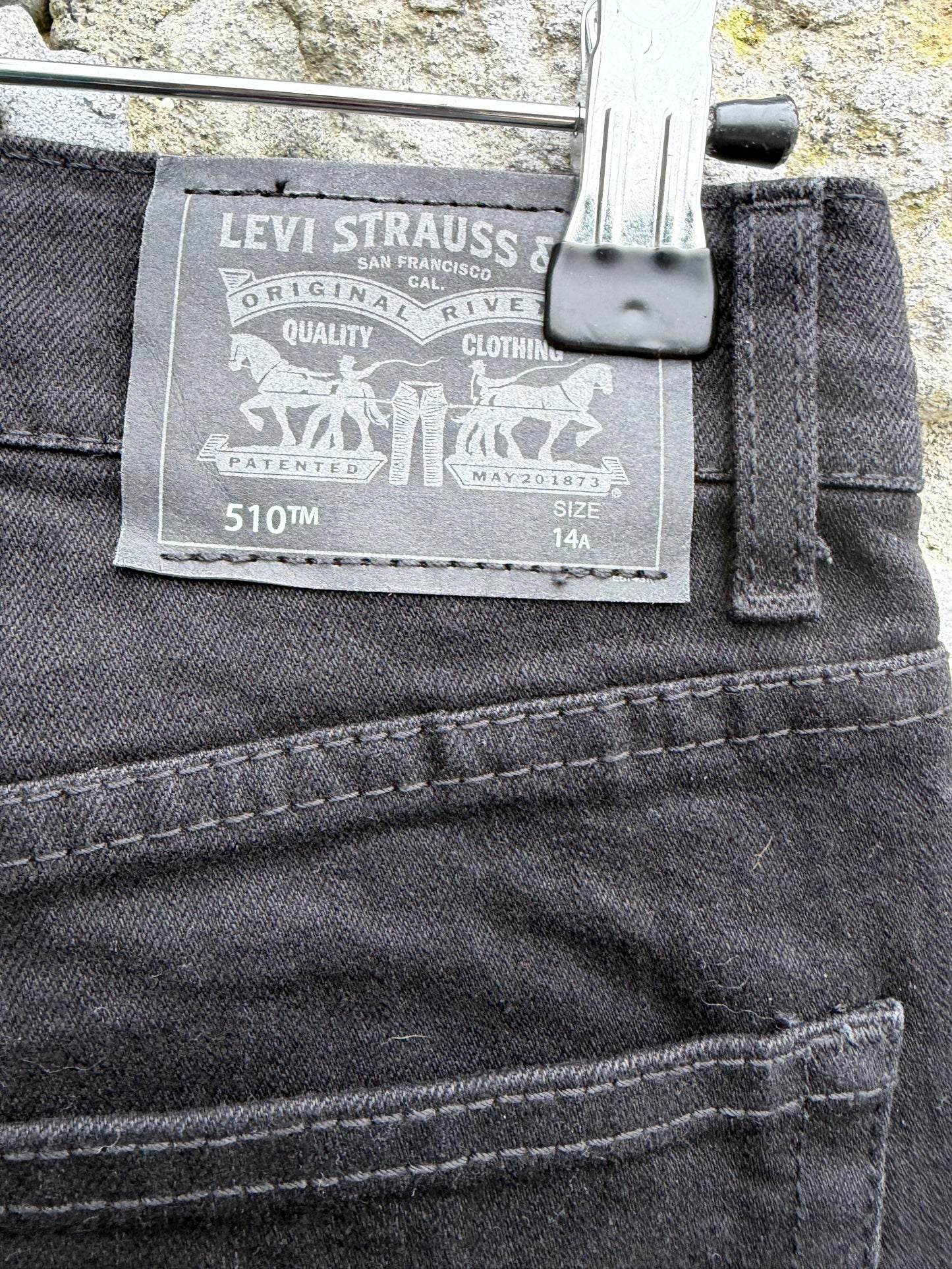 510 black jeans uk 6