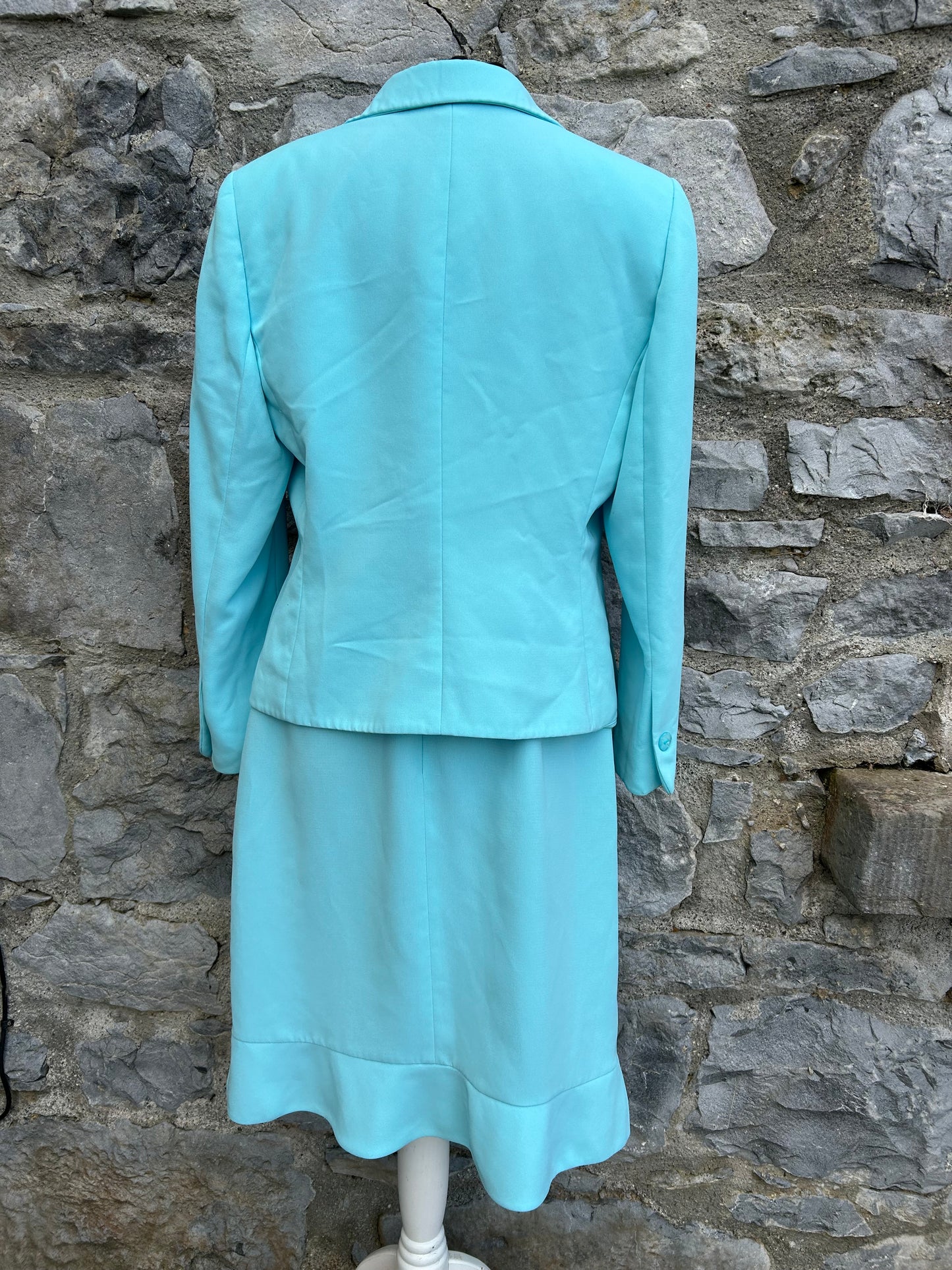 90s light blue suit uk 12