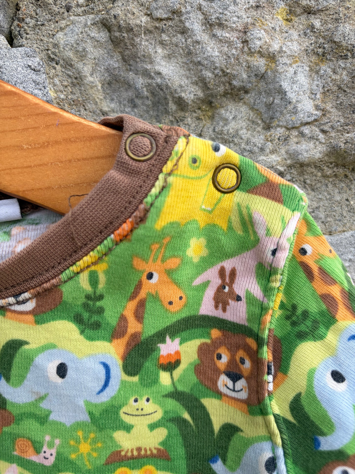Jungle animals green T-shirt 18-24m (86-92cm)