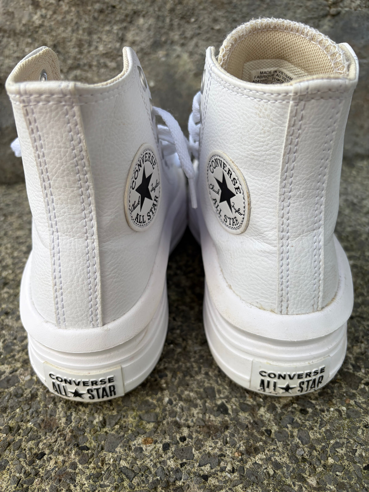 White chunk high-top sneakers  uk 3 (eu 35)