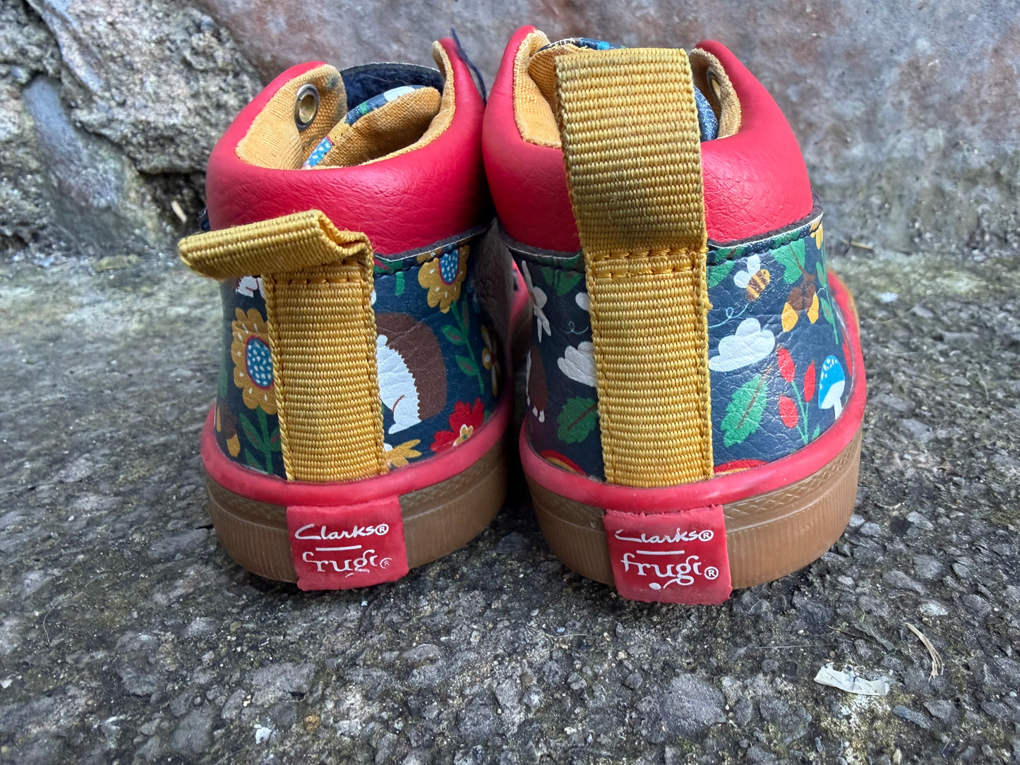 Woodland navy ankle high boots  uk 4.5 (eu 20.5)