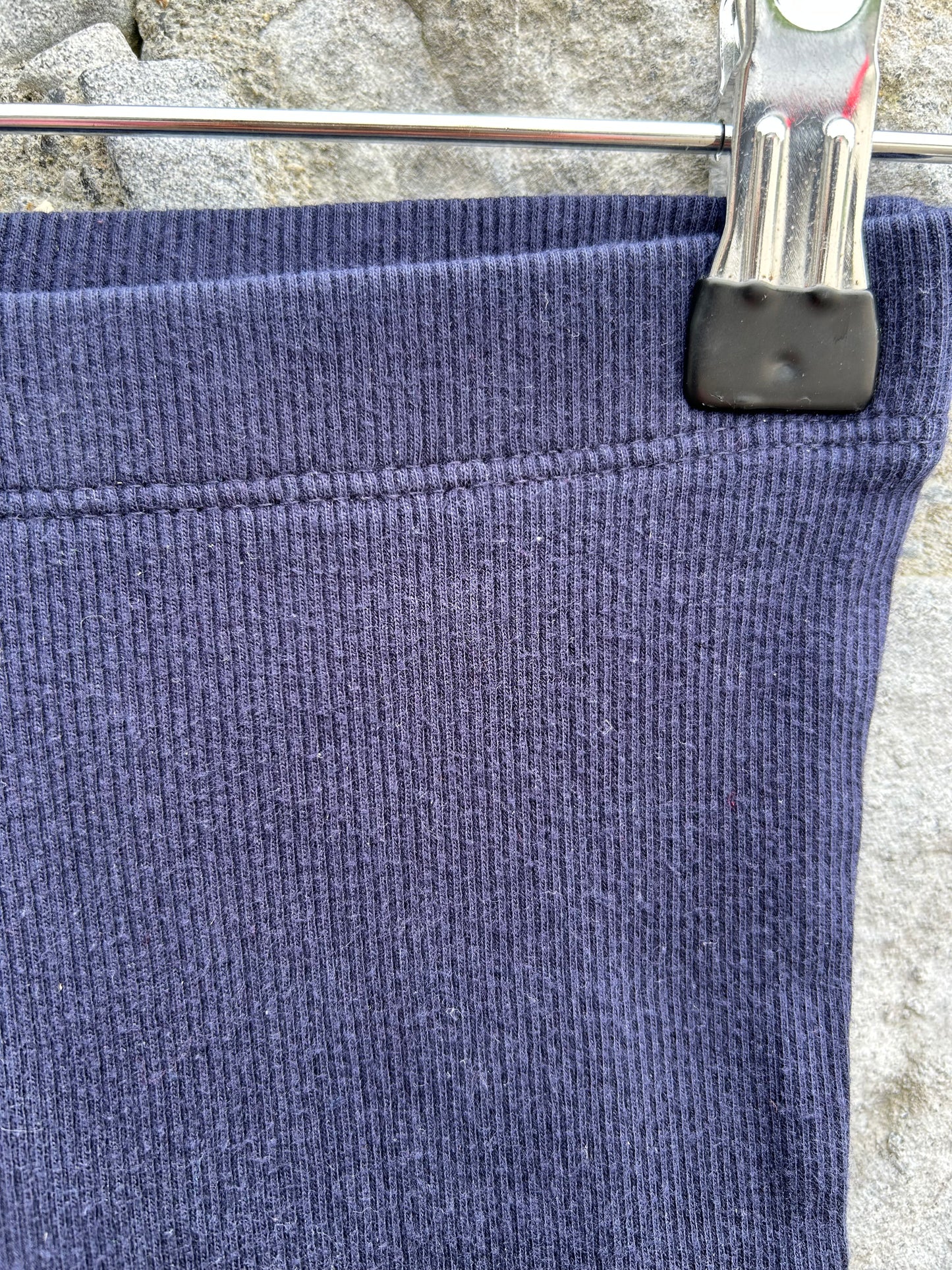 Navy ribbed flares  4-5y (104-110cm)