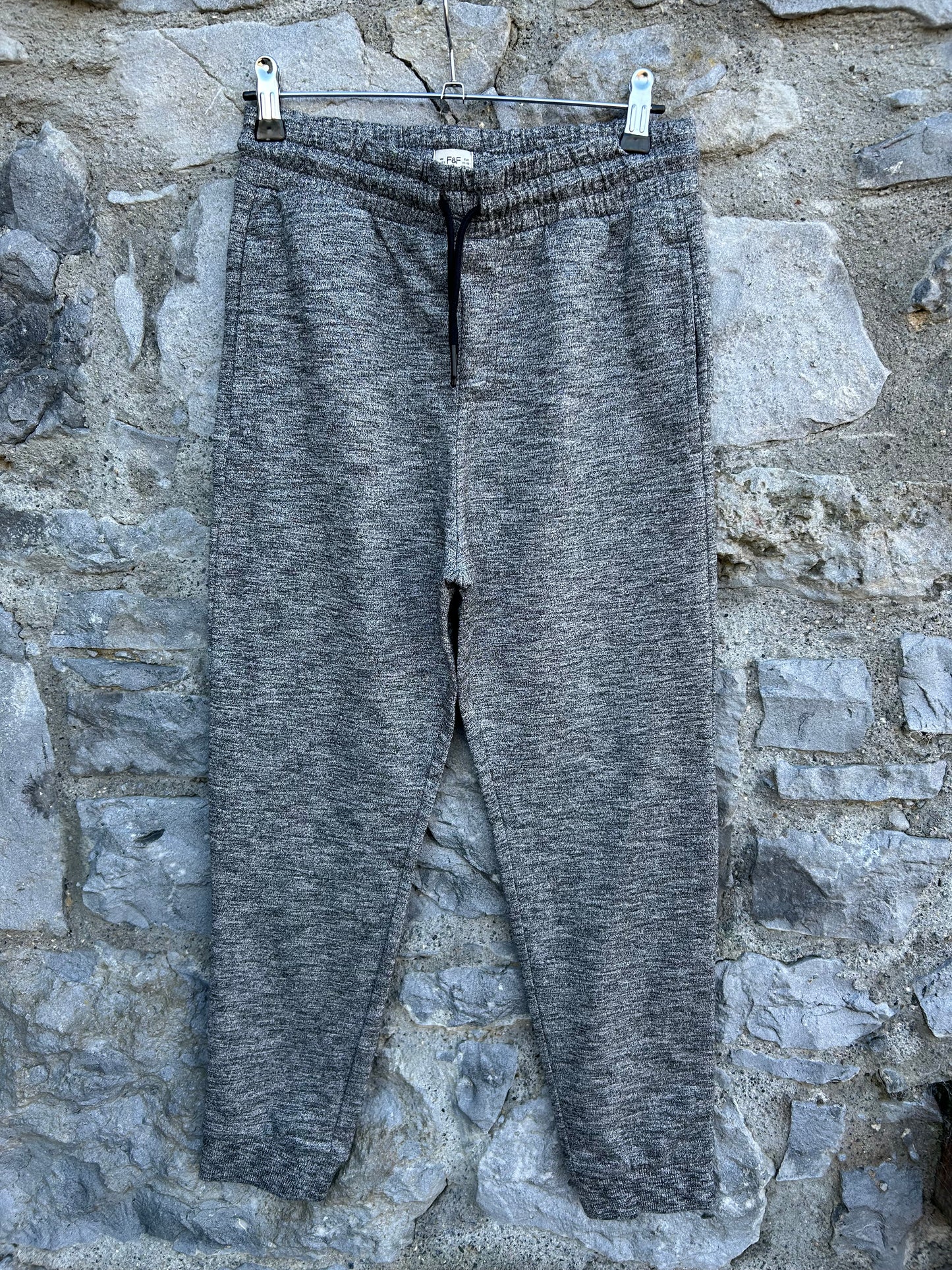 Grey melange sweat pants  11-12y (146-152cm)