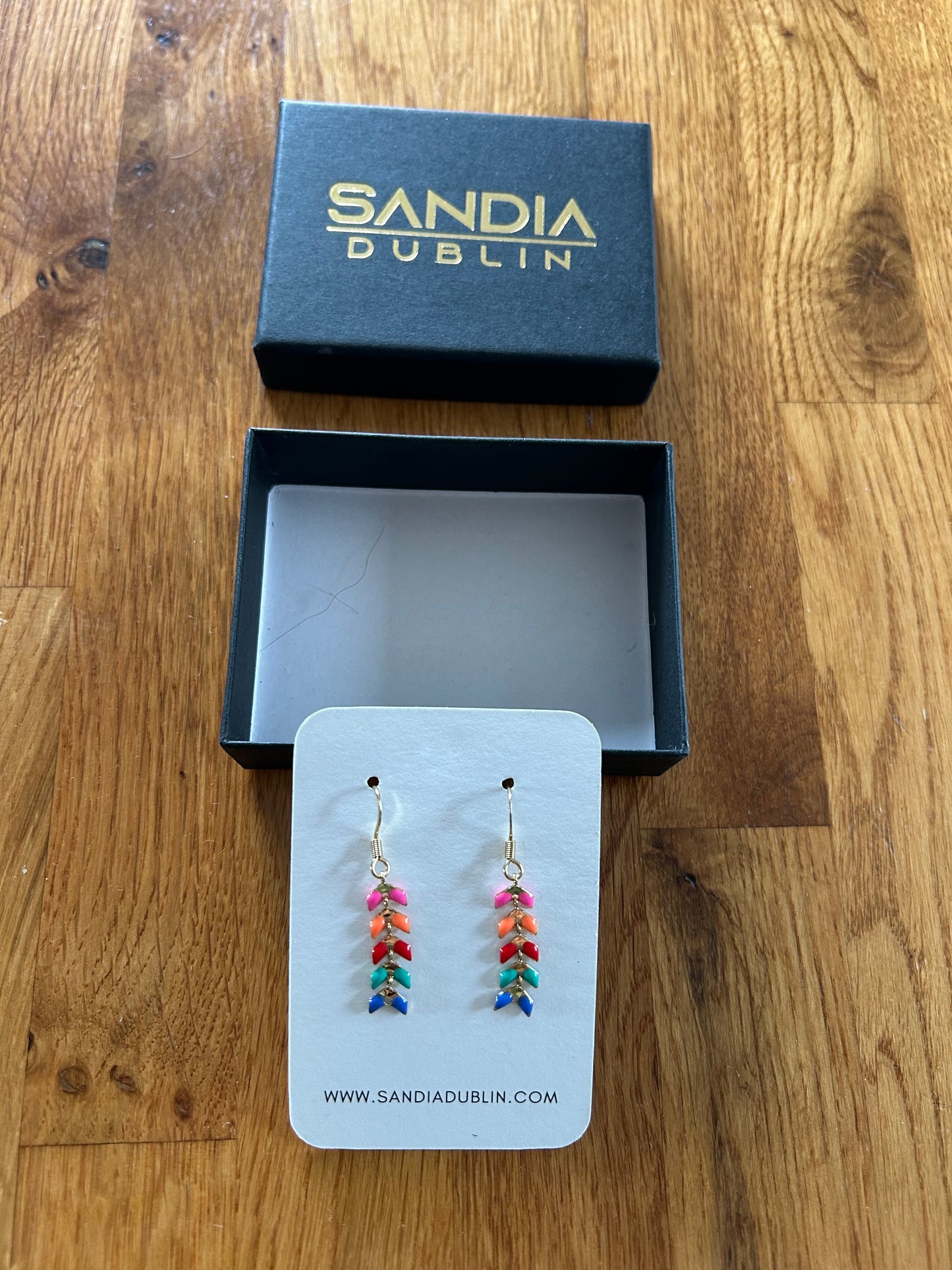 Rainbow earrings