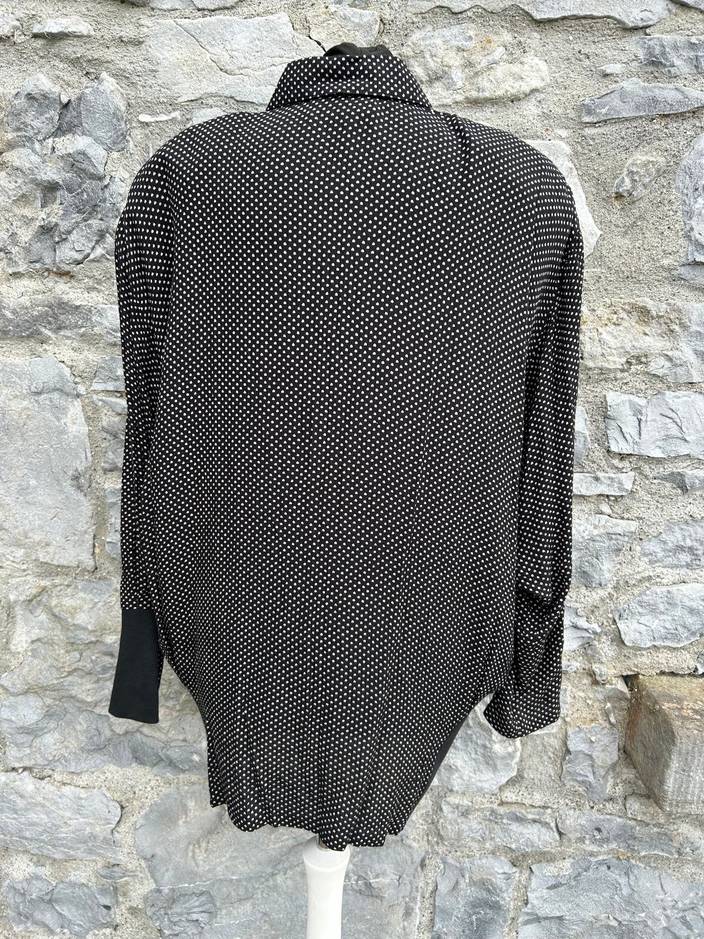 80s spotty long blouse uk 12-14