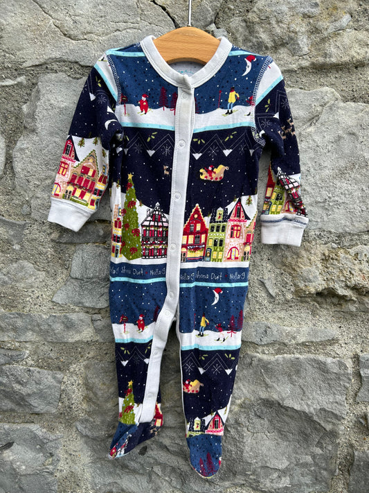 Christmas city onesie  3-6m (62-68cm)